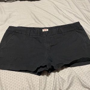 Target Brand Juniors black Khaki shorts- size 15